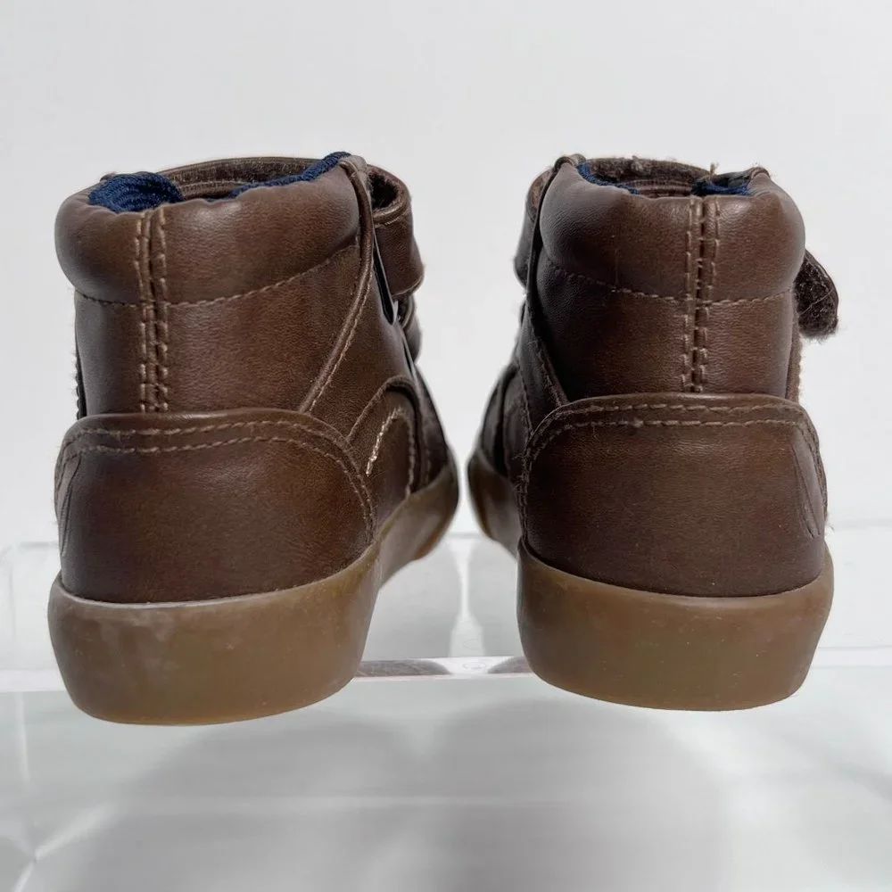 Nautica Rig Toddler size 5 Chukka Boot Brown Adjustable Strap‎ Dress Shoe Bootie